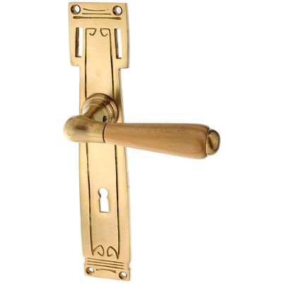 Zimmertürgarnitur Waldgard P Zimmertürgarnitur Waldgard in Messing, patiniert