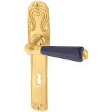 Zimmertürgarnitur Telfs in Messing, patiniert