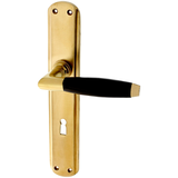 Zimmertürgarnitur Ramgar in Messing, patiniert