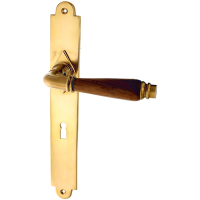 Zimmertürgarnitur Walmar in Messing, patiniert