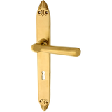 Zimmertürgarnitur Champ Pittet in Messing, patiniert