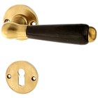 Zimmertürbeschlag aus Messing Bauhaus Stil konische Form klein,mittelgroß