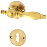 Zimmertürgarnitur Freitag  in Messing, patiniert