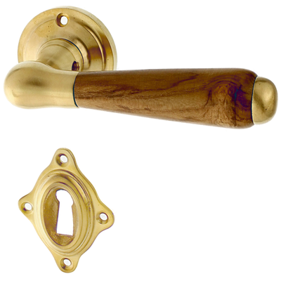 Gründerzeit Zimmertürbeschlag ausMessing schlanke Form klein,mittelgroß
