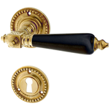 Zimmertürbeschlag aus Messing - Gründerzeit - ergonomische Form