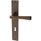 Drückergarnitur Jugendstil antik | Messing antik | BB Modell "Acklin A" | Ventano
