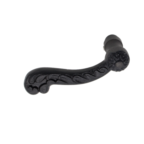 Türdrücker Jugendstil schwarz schlanke Form mittelgroß