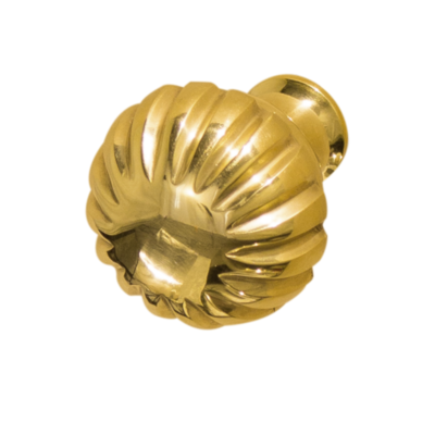 Türknauf Messing poliert gold organische Form