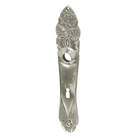 Jugendstil Langschild vernickelt und poliert N1091BB78