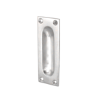 Schiebetürgriff, Griffmulde/Griffmuschel Messing nickel N7008