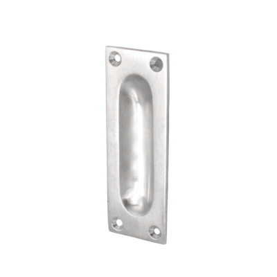 Schiebetürgriff, Griffmulde/Griffmuschel Messing nickel N7008