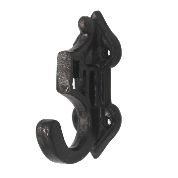 Wandhaken vintage | Mantelhaken, Garderobenhaken, Kleiderhaken | Gusseisen schwarz | IRB7821 | Ventano