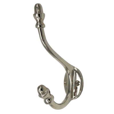 Wandhaken vintage | Mantelhaken, Garderobenhaken, Kleiderhaken | Nickel Hochglanz | N7819 | Ventano