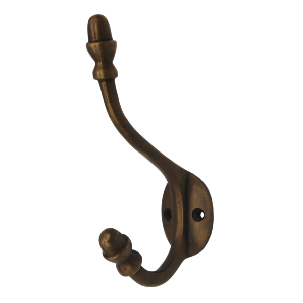 Wandhaken vintage | Mantelhaken, Garderobenhaken, Kleiderhaken | Antik Messing | P7819 | Ventano