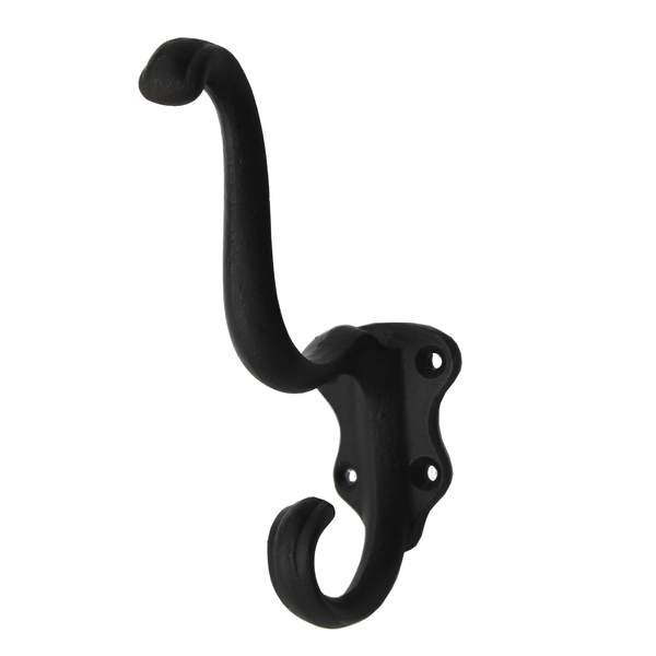 Wandhaken vintage | Mantelhaken, Garderobenhaken, Kleiderhaken | Gusseisen schwarz | IRB7811 | Ventano