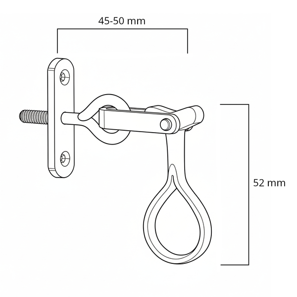 Ankettel mit Plattenöse
