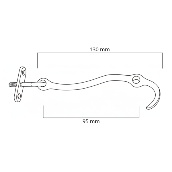 Sturmhaken mit Plattenöse