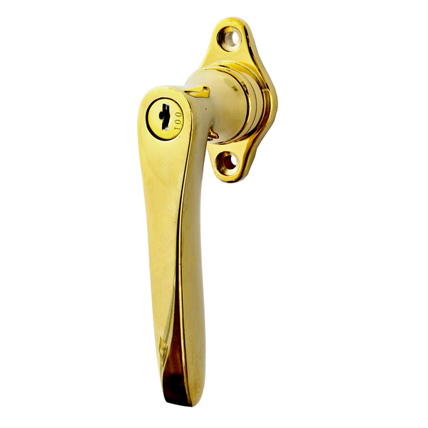 Halbolive aus Messing Art Deco ergonomische Form gold