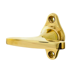 Vollolive Kreuzolive aus Messing, klassische T-Form aus dem Jugendstil