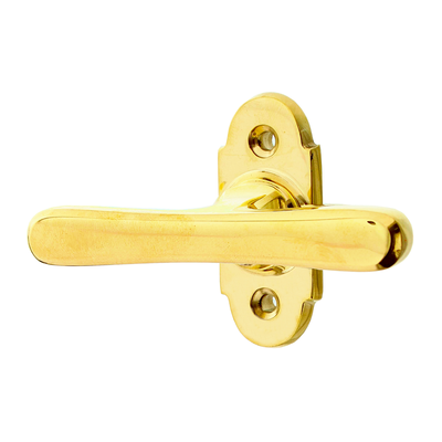 Messing Fensterbeschlag Jugendstil Vollolive aus Messing Jugendstil klassische Form gold