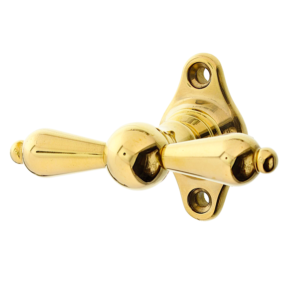Vollolive aus Messing Biedermeier kugelförmiger Griffkopf gold