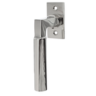 Halbolive Bauhaus Stil vernickelt, hochglanz poliert | klassische Form in silber