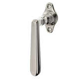 Halbolive vernickelt, hochglanz poliert elegantes Design in silber