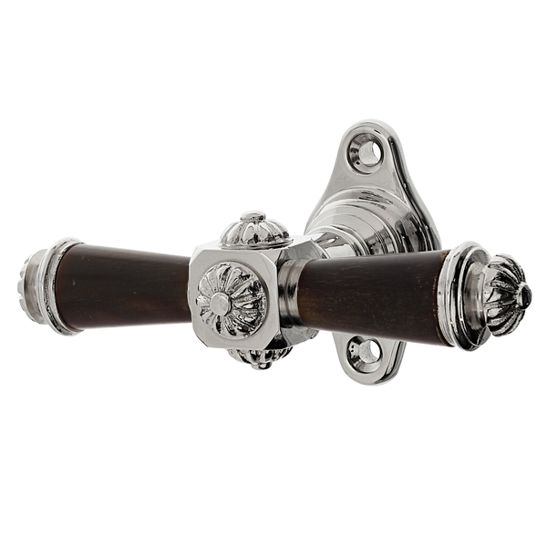 Vollolive Gründerzeit vernickelt, hochglanz poliert elegantes Design in silber