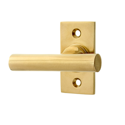 Fenstergriff modern | Design-Fensterolive | Messing patiniert | Modell 