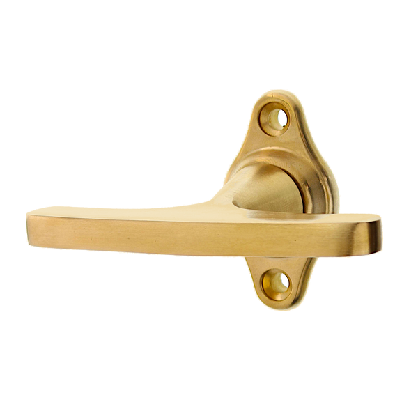 Große Jugendstil Fensteroliven aus Messing, patiniert