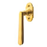 Halbolive aus Messing Jugendstil klassische Form matt gold