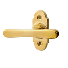 Vollolive aus Messing Jugendstil gerade Form matt gold