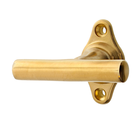 Ovaler Fenstergriff Jugendstil | Fensterolive antik | Messing, patiniert| Modell "Altona P" | Ventano 