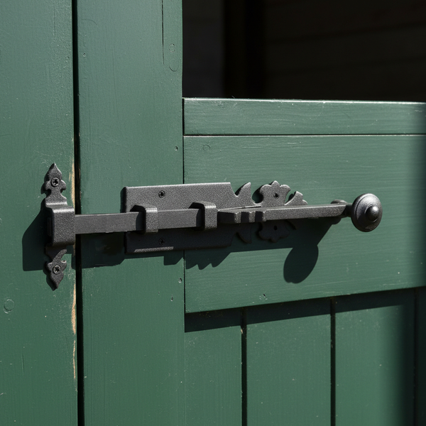 Schubriegel Eisen Antik an Stalltür