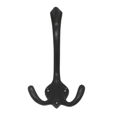 Wandhaken vintage | Mantelhaken, Garderobenhaken, Kleiderhaken | Gusseisen schwarz | I7816 | Ventano