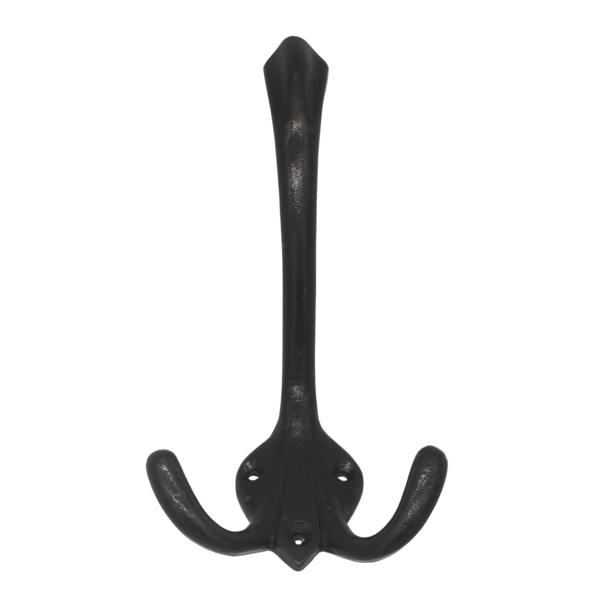 Wandhaken vintage | Mantelhaken, Garderobenhaken, Kleiderhaken | Gusseisen schwarz | I7816 | Ventano