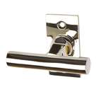 Fenstergriff modern | Design-Fensterolive | Messing vernickelt poliert | Modell 