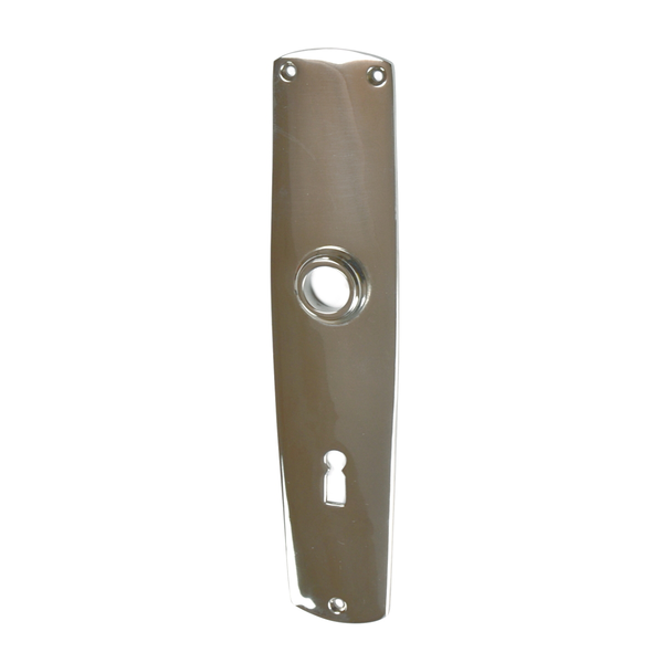 Langschild Messing vernickelt silbern glänzend N1172BB78