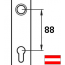 Profilzylinder 88mm und Vierkant 8,5mm nach Ö-Norm (Österreich) +17.86  CHF