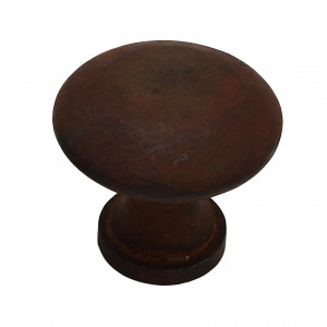 Möbelknopf antik IRR7715 aus Eisen, vorgerostet